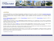 Tablet Screenshot of gruposantaisabel.com.br